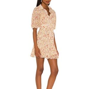 Free People Bonnie Mini Dress in Tea Combo Size XS NWOT